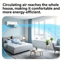 Déflecteur d'air réglable pour climatiseur mural, évite le soufflement direct, pare-vent universel, installation facile 5