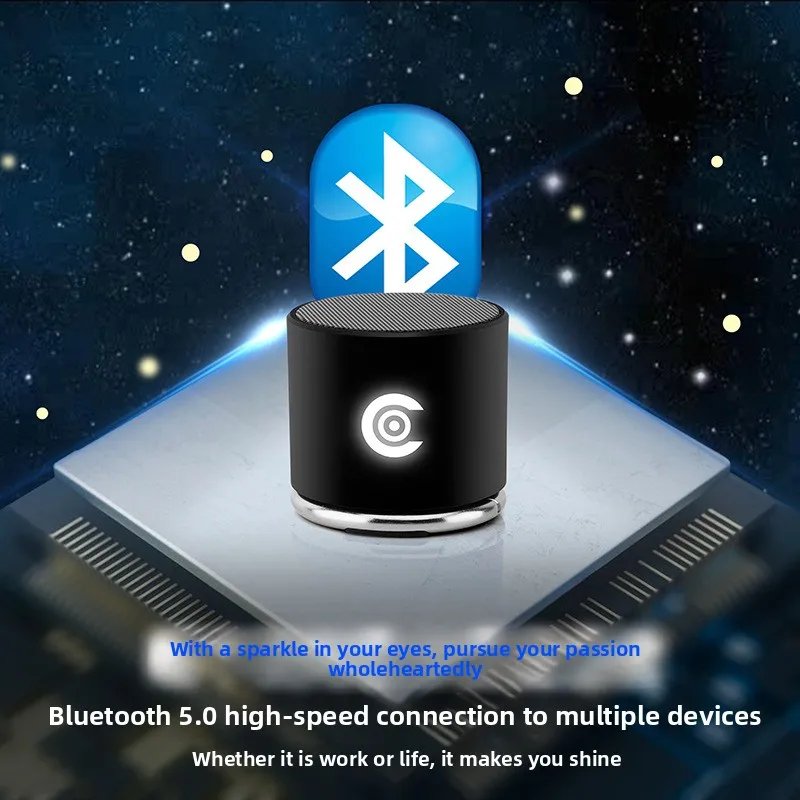 BT-126 private mold TWS wireless bluetooth speaker, outdoor portable mini logo light and sound