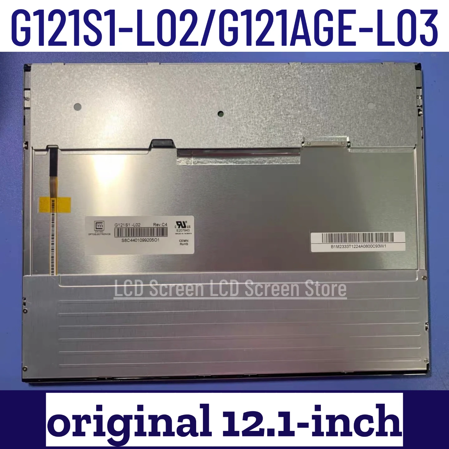 

Brand new original 12.1-inch G121S1-L02 G121AGE-L03 G121S1-L01 LCD screen