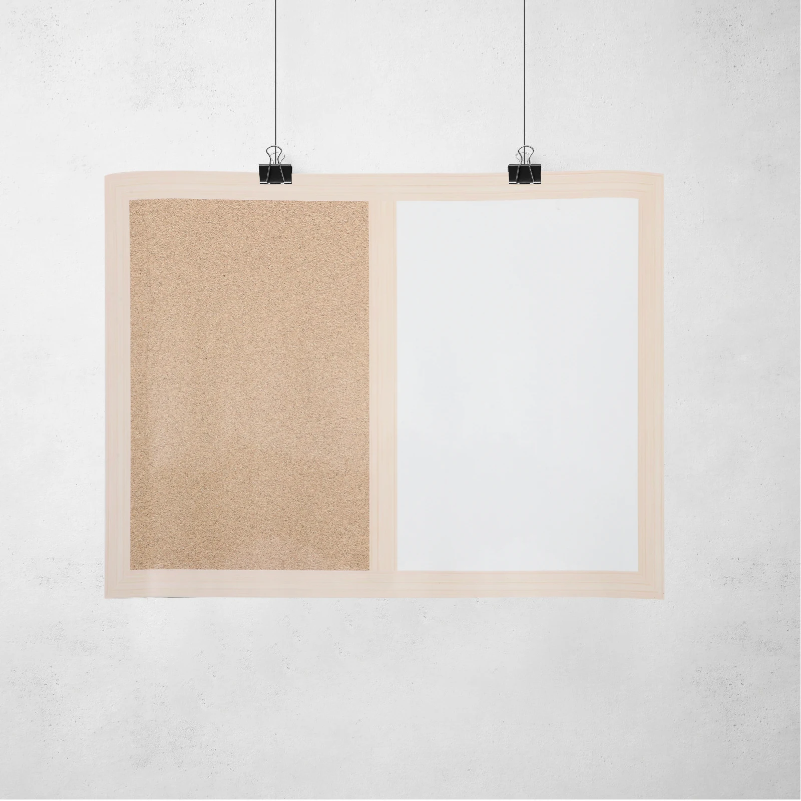 

Small Whiteboard Cork Board For Wall Lightweight Rubber Easy Install Self-Adhesive Office Classroom Home Use Bulletin