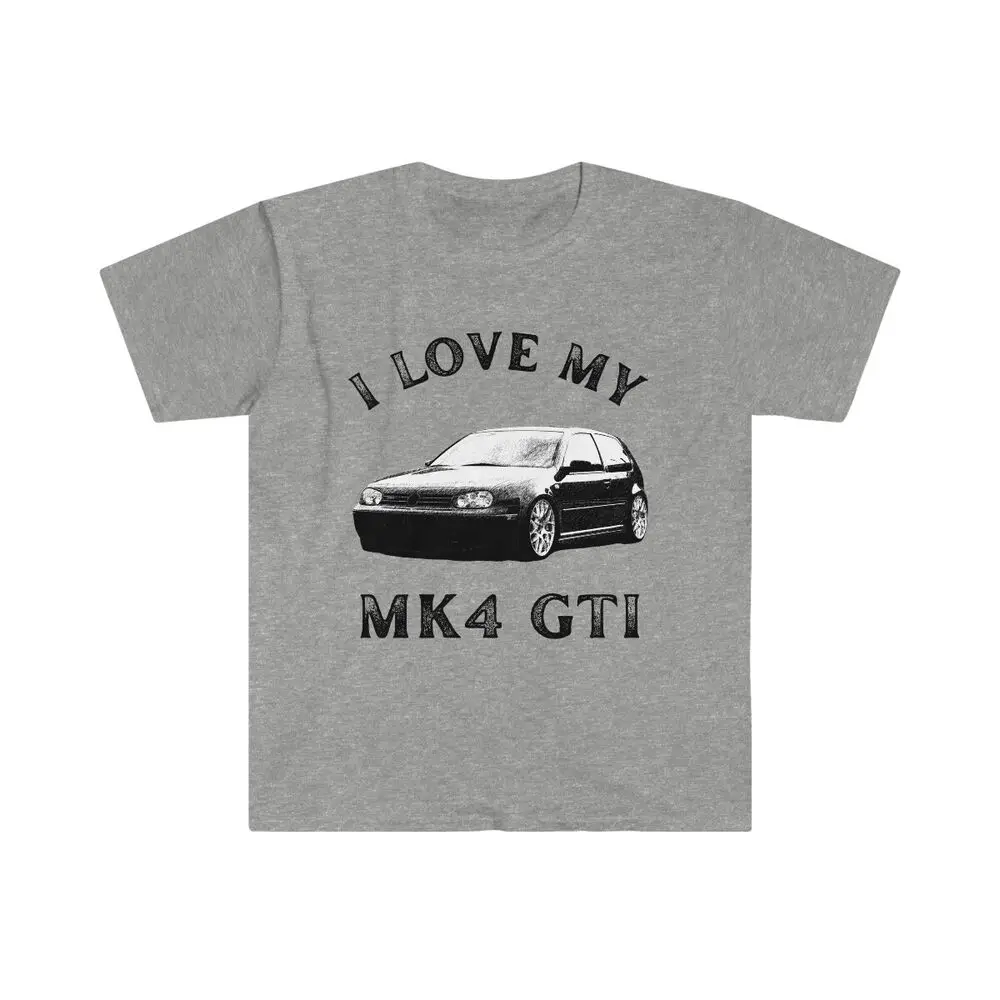 MK4 GTI  T-Shirt Euro Car Gift Unisex T-Shirt   T-shirts for Tees  tops Unisex Summer Short Sleeve