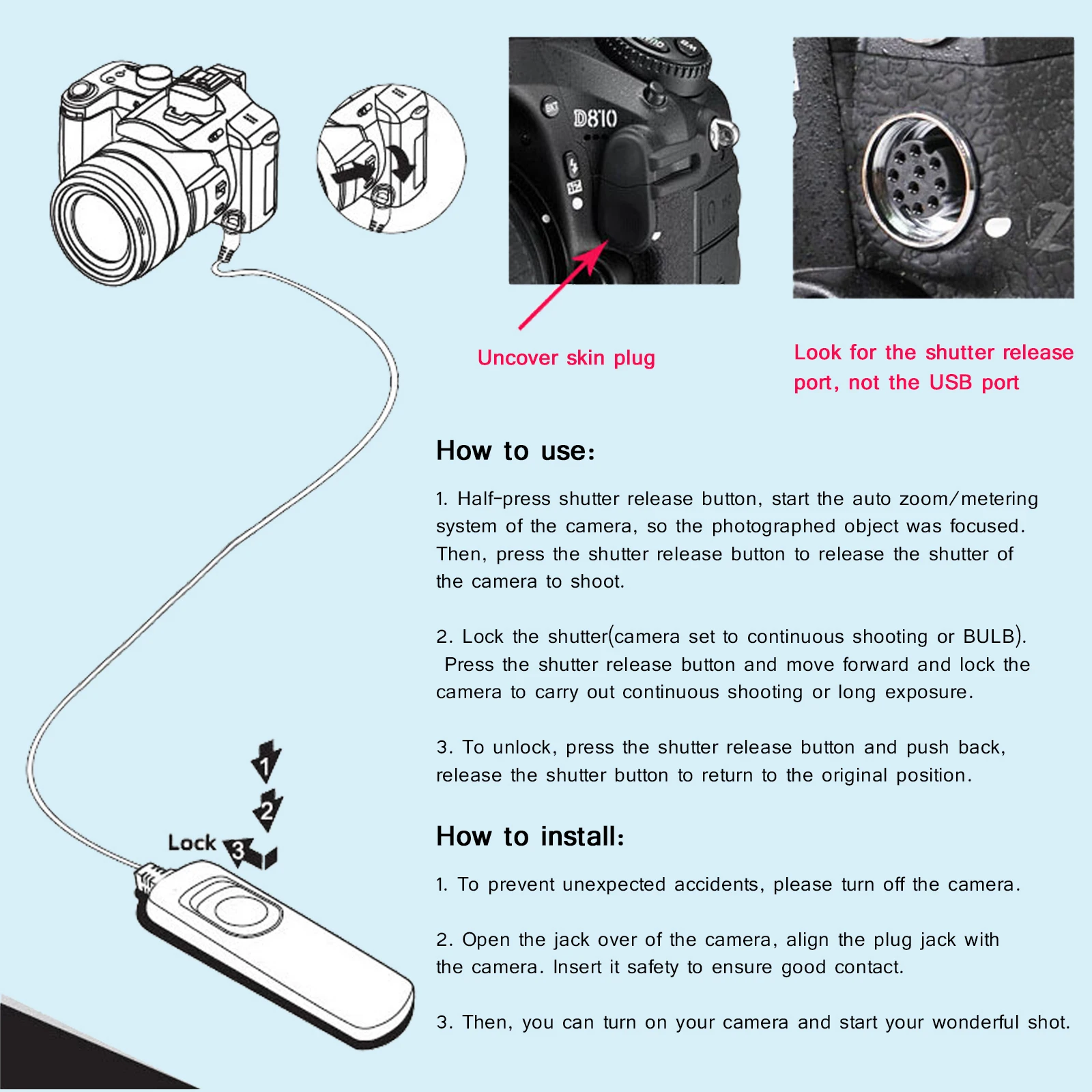 Foto bedrade timer afstandsbediening sluiter release dc0 dc2 e2 l1 n3 e3 s1 s2 uc1 kabel voor canon nikon sony fujitsu camera dslr