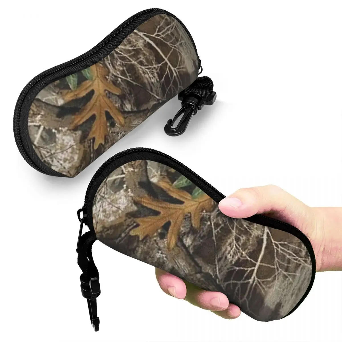 

Real Tree Shell Glasses Case Protective Sunglasses Box Women Men Soft Eyeglass Bag Pouch