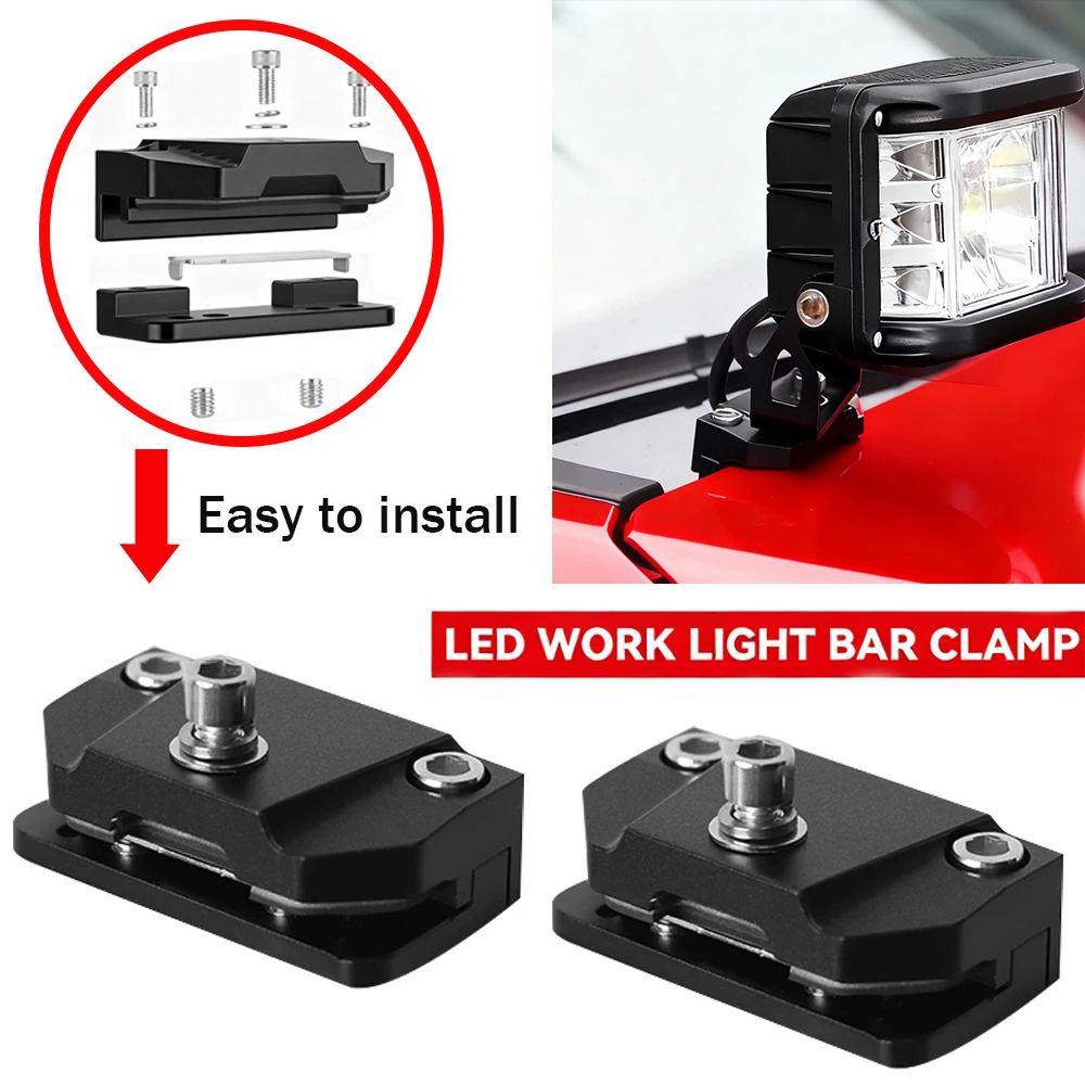 

LED Headlight Lamp Holder For Car Off Road 4x4 Auto Boat Lights Spot Fog Light Mount Bracket Auto Work Light Bracket Accessories