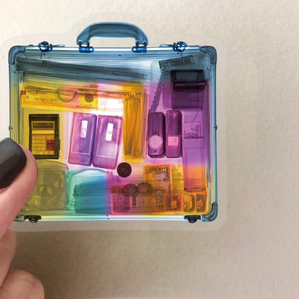 

10/30/50pcs Cartoon X-ray View Box Transparent Stickers Cool Graffiti Decals Toy DIY Stationery Bike Suitcase Waterproof Sticker