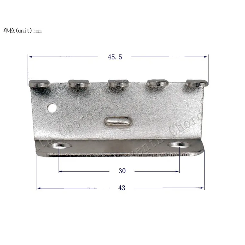 Ein Satz E-Gitarre Tremolo Brücke Body Mount Klauenfedern Befestigungsschrauben Zubehör Teile – Detail 20