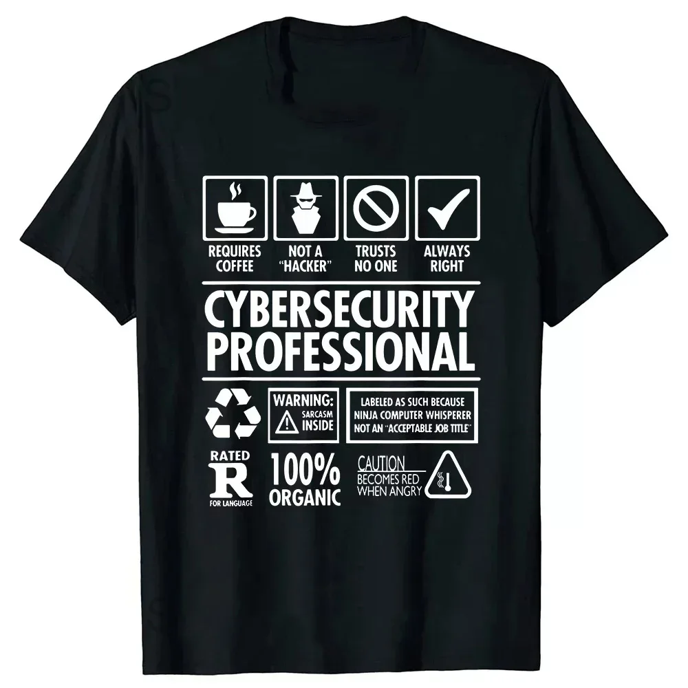 You Clicked The Link Funny Cybersecurity Programmer T Shirts Hacker Security Cyber Hack Birthday Gifts Tshirts Unisex Men Tees