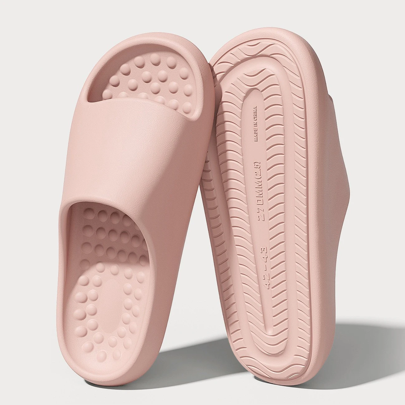 

Мягкие массажные тапочки для женщин, удобные домашние шлепанцы на платформе для мужчин, нескользящие повседневные тапочки для пар для использования в помещении