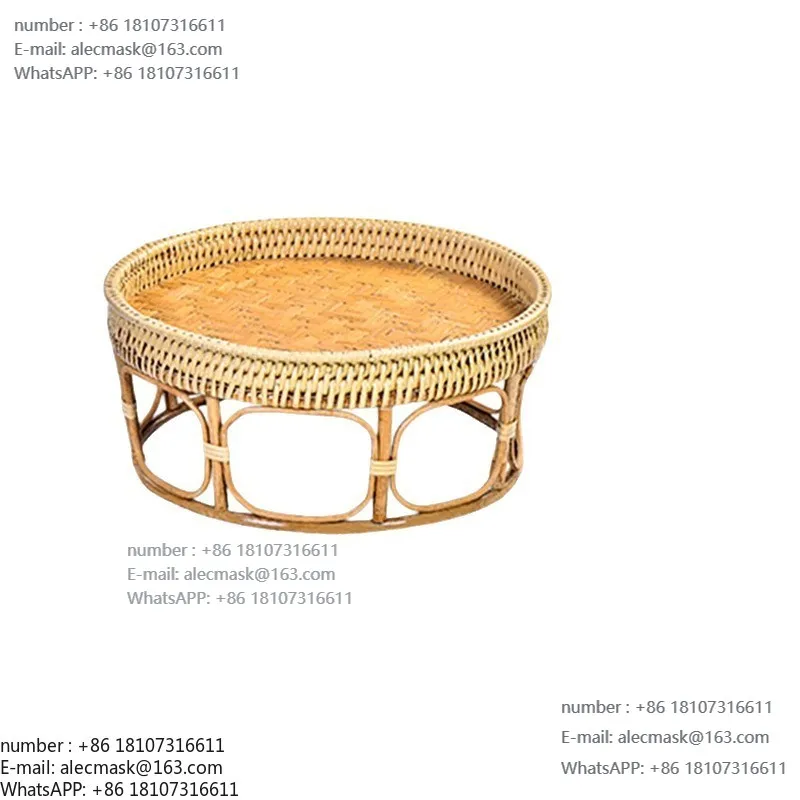 

Rattan bay window coffee table household living room balcony low tatami small