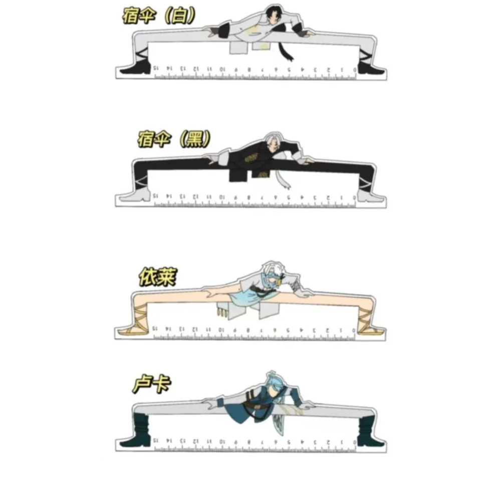 

Anime Identity V Luca Balsa Eli Clark Cosplay Drawing Tool Straight Ruler Student Stationery School Office Supplies