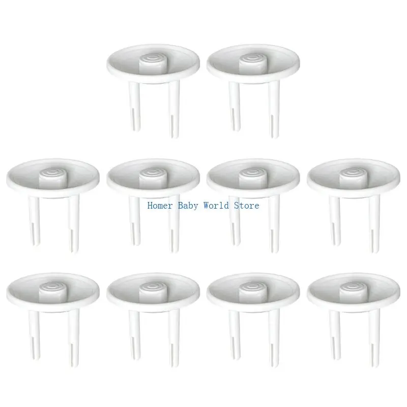 

B2QD Набор из 10 шт., защитная розетка для защиты детей, европейская противоударная крышка розетки для домашнего использования,