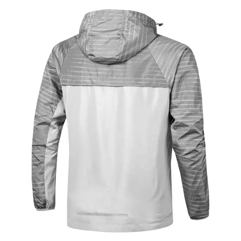 Man Windbreaker Jacket Autumn Outdoor Hooded Sports Windbreak Run Jackets For Men