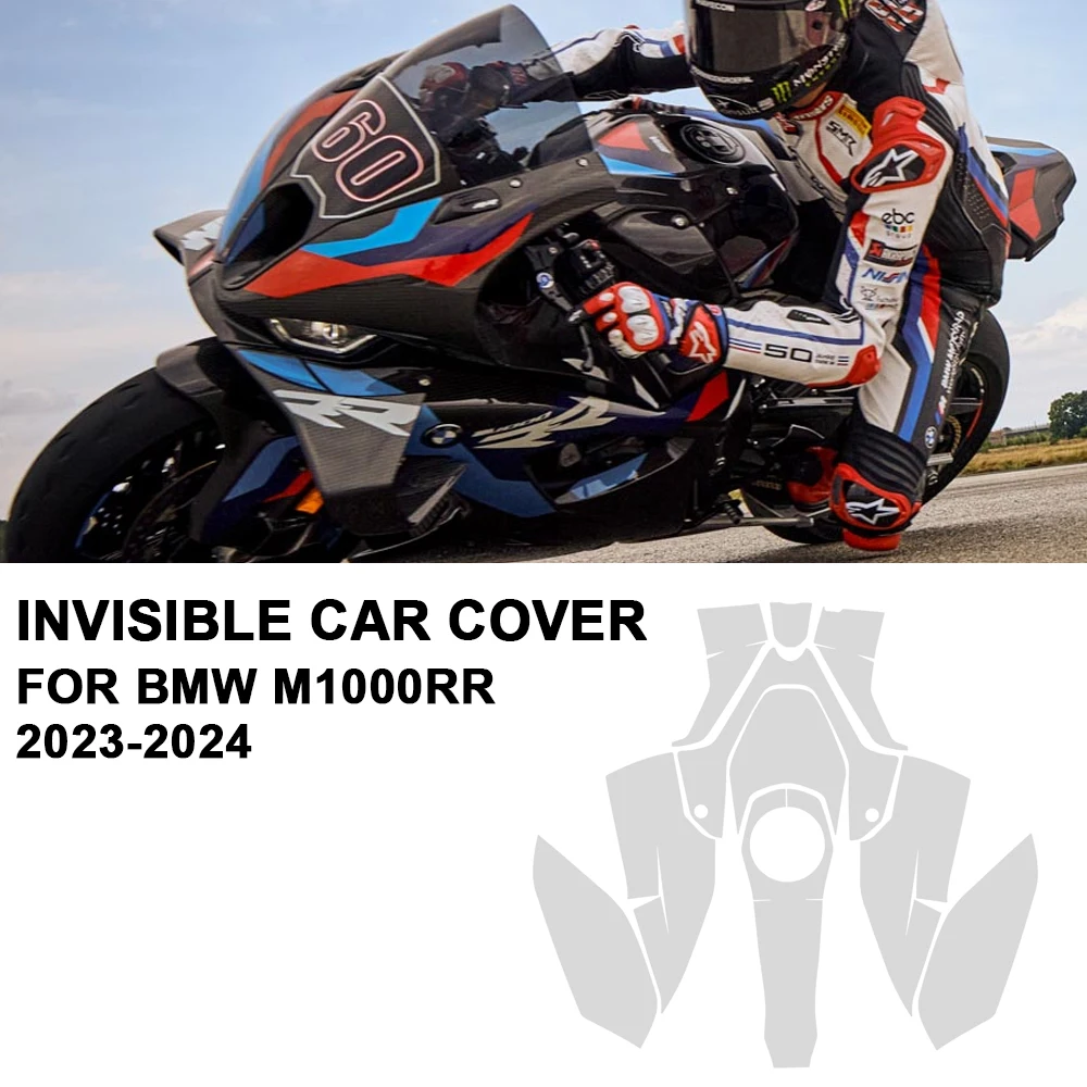 For BMW M1000RR PPF Accessories TPU Protective Film M1000 RR Set Body Windshield Fairing Paint Invisible Protection Kits 2023+