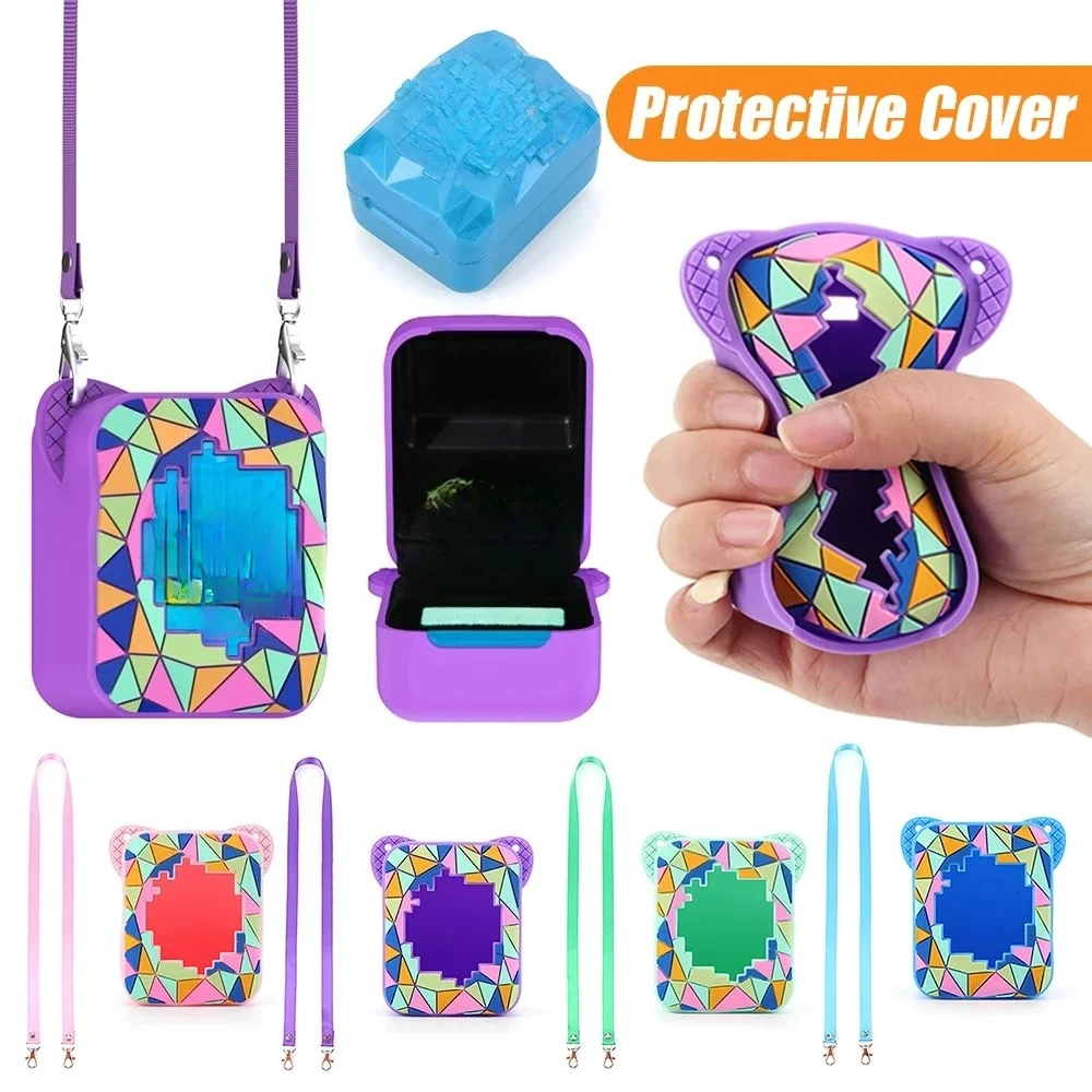 for Bitzee Magicals Interactive Toy 2/1Pcs Anti-Drop Protector Cover for Bitzee Magicals Digital Pet Case Protective Skin Sleeve