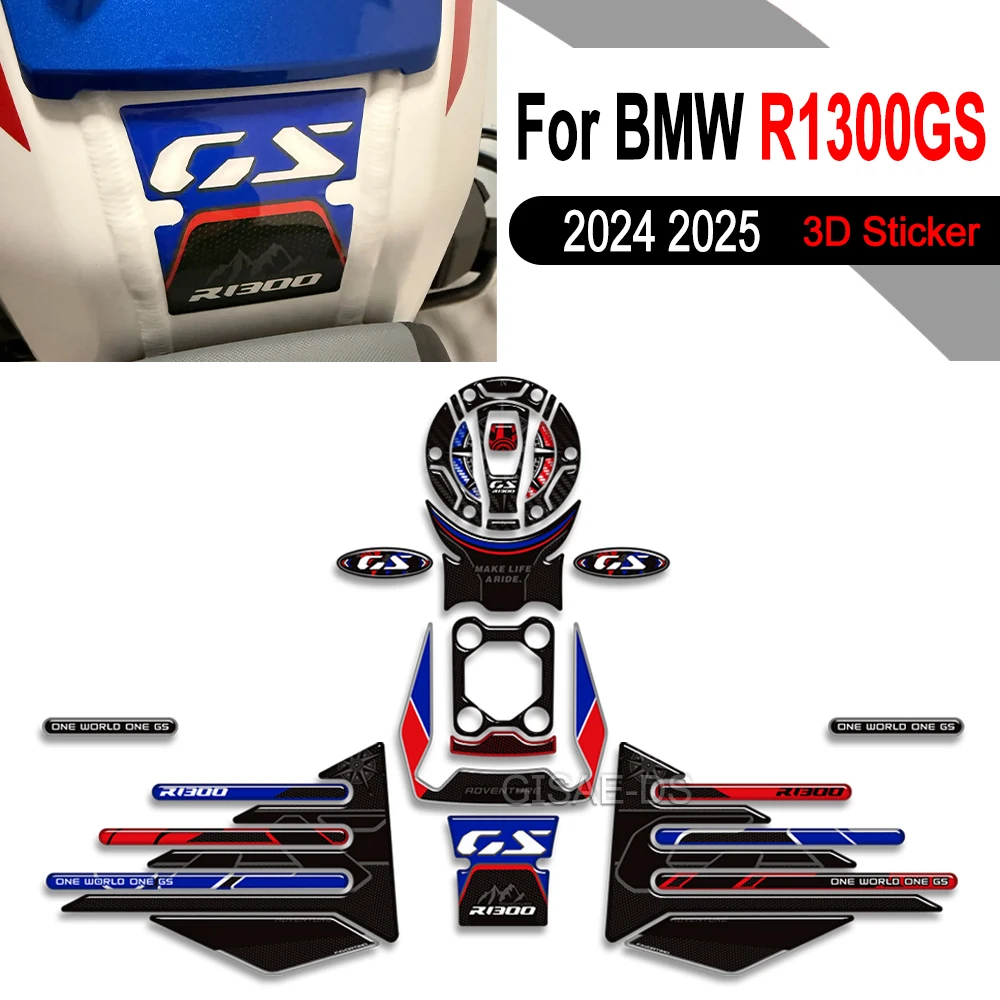 R1300GSA Sticker Motorcycle Accessories Tank Pad Protection Kit For BMW R1300GS R1300 R 1300 GS ADV Adventure 2024-