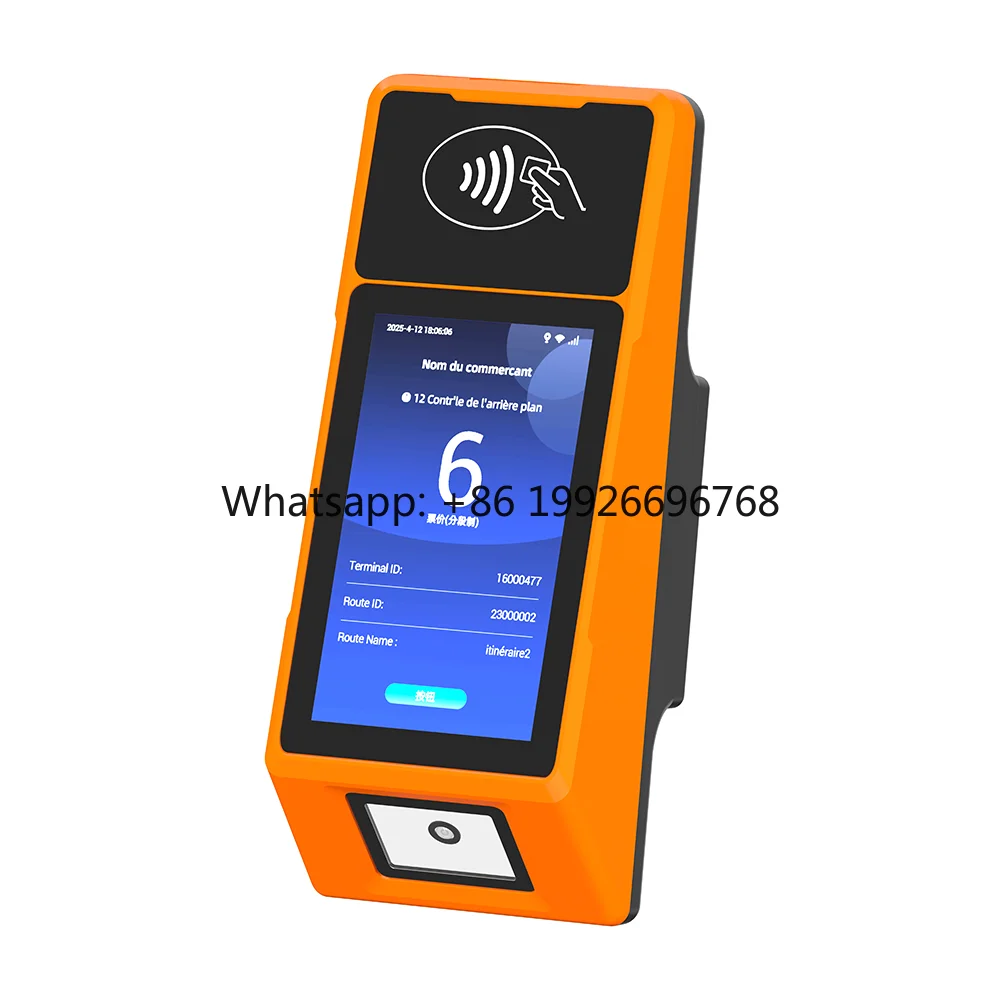 M10L Linux Bus Validator Terminal E-Ticketing Terminal EMV L1/L2 3G/4G WiFi GPS Terminal NFC QR Code Card Reader for Public Bus