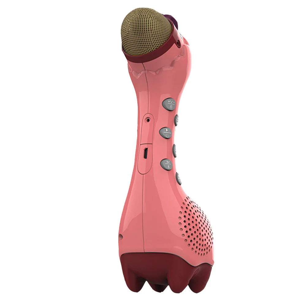 1 قطعة ميكروفون الإبداعية الزرافة شكل الأطفال الموسيقية اللعب التعليمية الغناء آلة الكاريوكي #4