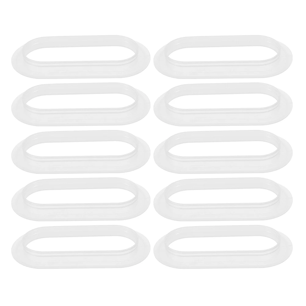 

10 Pcs Carton Buckle Carry Bags with Handles Cardboard Boxes for Moving Adhesive Protection