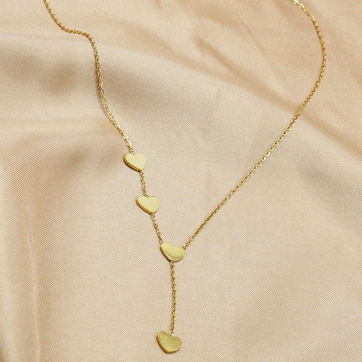 

Lxalry 18K Gold Plated Celestial Necklace Butterfly & Heart Charm Stainless Steel Jewelry Skin Safe Hypoallergenic Gift
