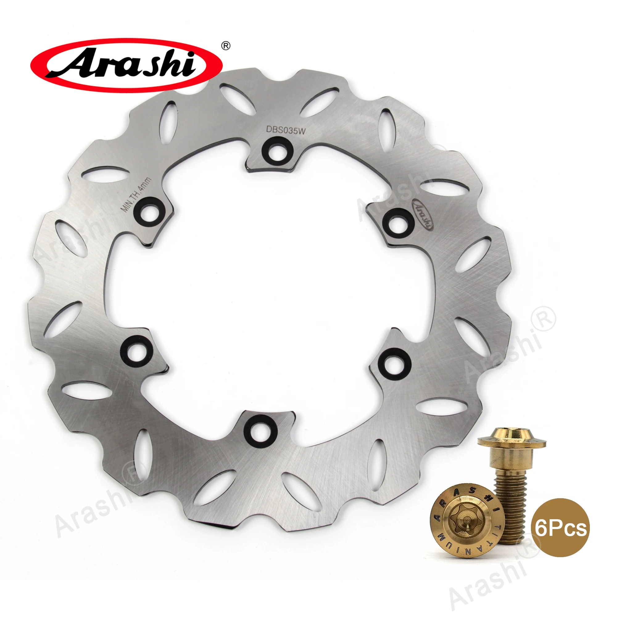 ARASHI For YAMAHA TDR (Italian model) Rear Brake Disc 1989-2001 CNC Disks Rotors 1990 1991 1992 1993 1994 1995 1996 1997 1998