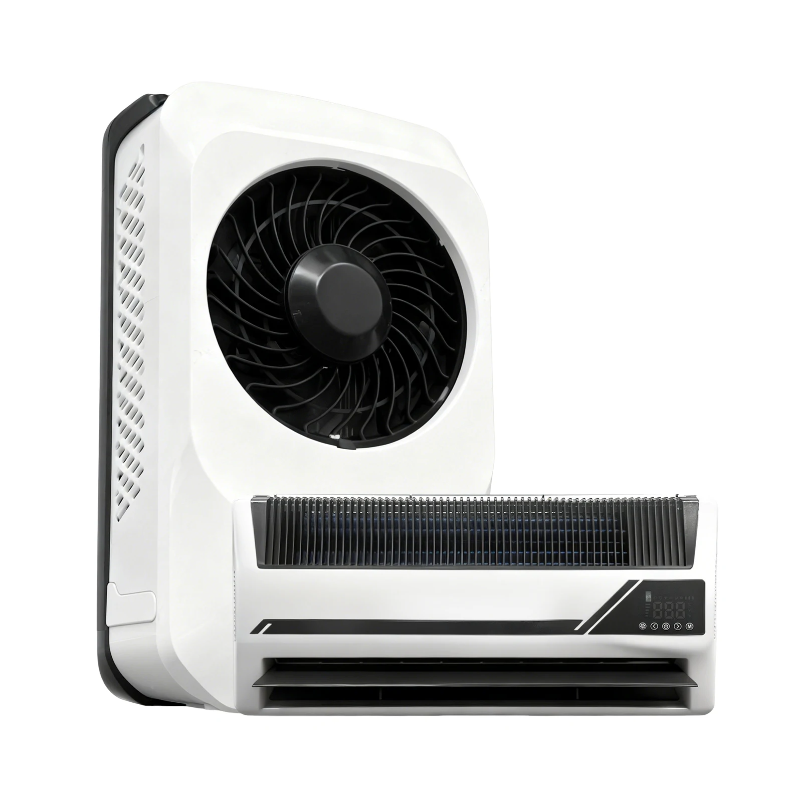 

Treeligo 12V low noise Electric Split Parking Air Conditioner For RV Car Boat DC Cooling System Low Power Consumption Quick Cool