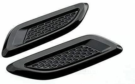 

1pair Auto Decorative Sticker For Hood Air Outlet/Air Inlet Gloss Dummy Hood Vent Slat Air Wing Trim For Range Rover 2011-2018