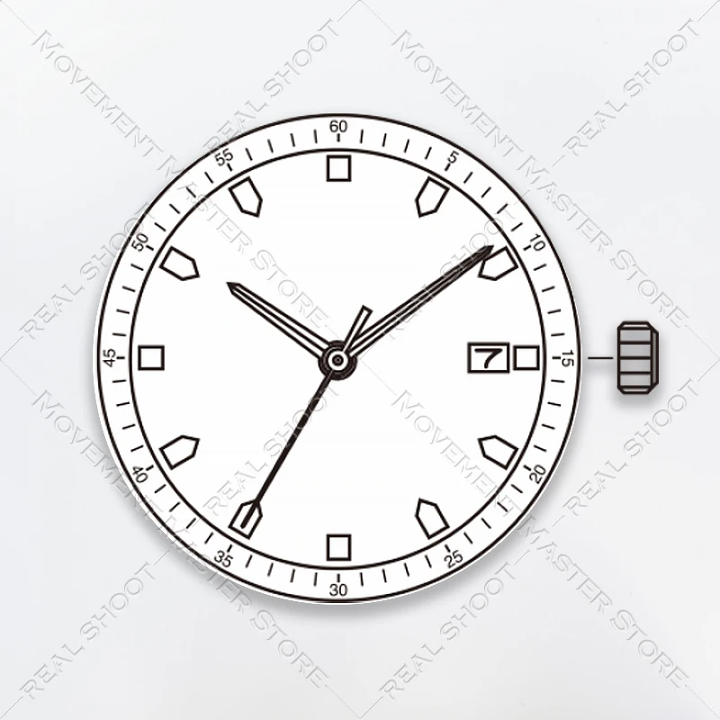 การเคลื่อนไหวควอตซ์ Miyota 2S60 นาฬิกาอุปกรณ์เสริม 3 มือวันที่อายุการใช้งานแบตเตอรี่ยาวนานขนาด 10 1/2 ''ความสูง 3.99 มม.อะไหล่ซ่อม