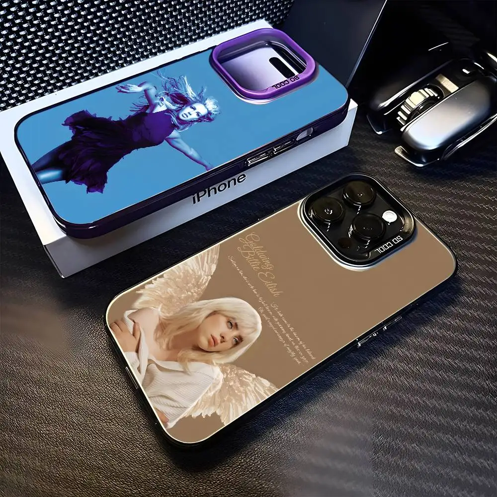 

Singer B-Britney S-Spears Phone Case For iPhone 16,15,14,13,12,11,Mini,Pro,MAX Black Matte Shockproof Cover