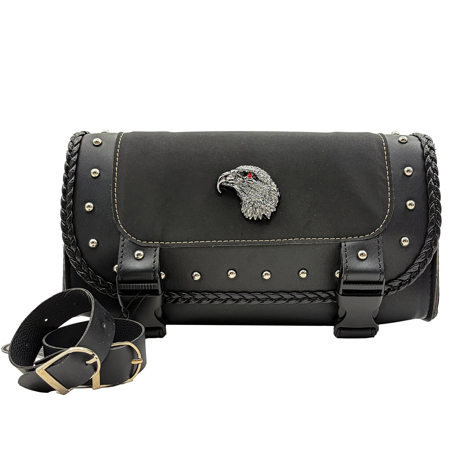 

Motorcycle Quick Release Universal Front Bag Saddlebags Storage Bag for Honda Kawasaki Suzuki Yamaha Sportster