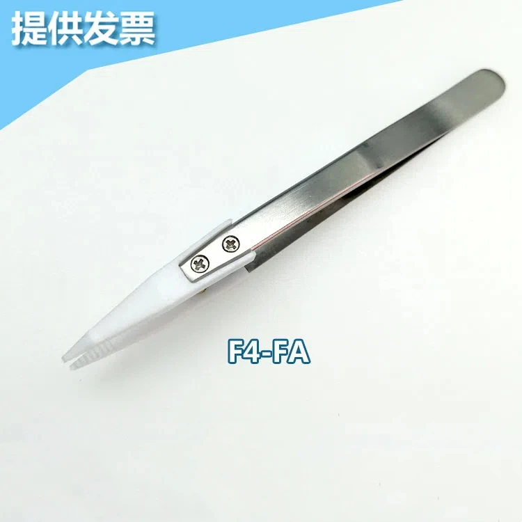 

Teflon Tweezers \ F4 Acid and Alkali Resistant Semiconductor Silicon Wafers \ PTFE Soft Tips \ Crystal Resistant Round Pincers