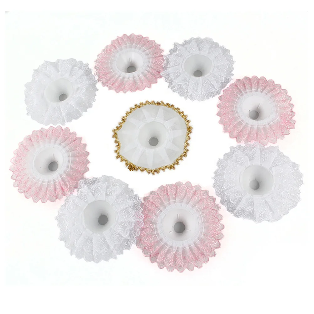 

3 Pcs Lace Dress Holder Bouquet Collar Wedding Accessories for Brides Charm Flowers