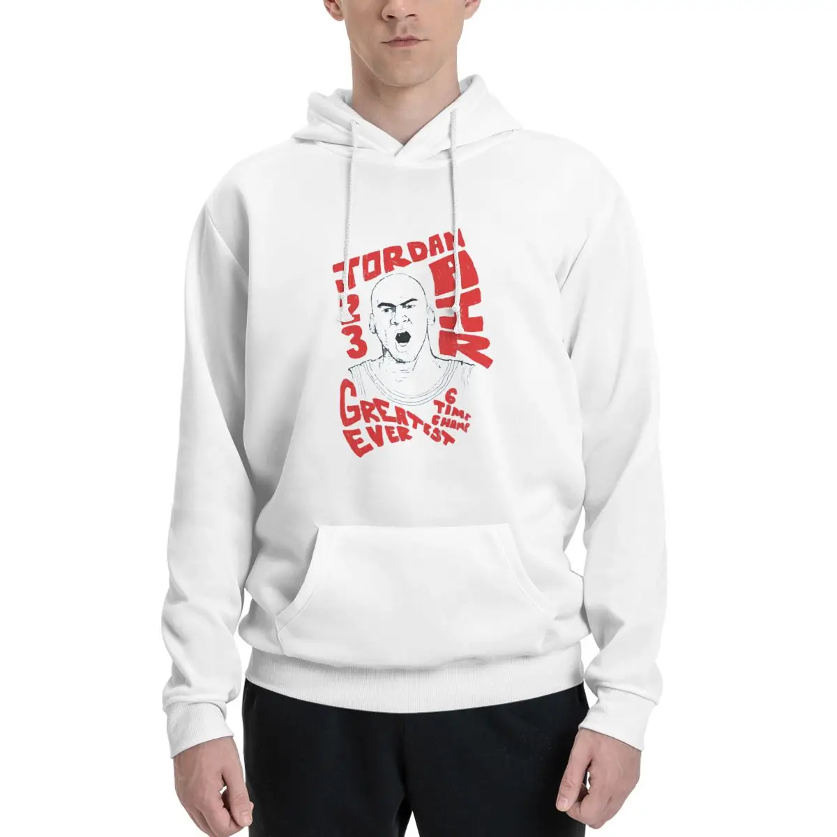 Funny Stars Bulls Michaeler And Jordans Flying Chicago 23 Couples Plus Velvet Hooded Sweater Sexy Hooded rope Hoodie