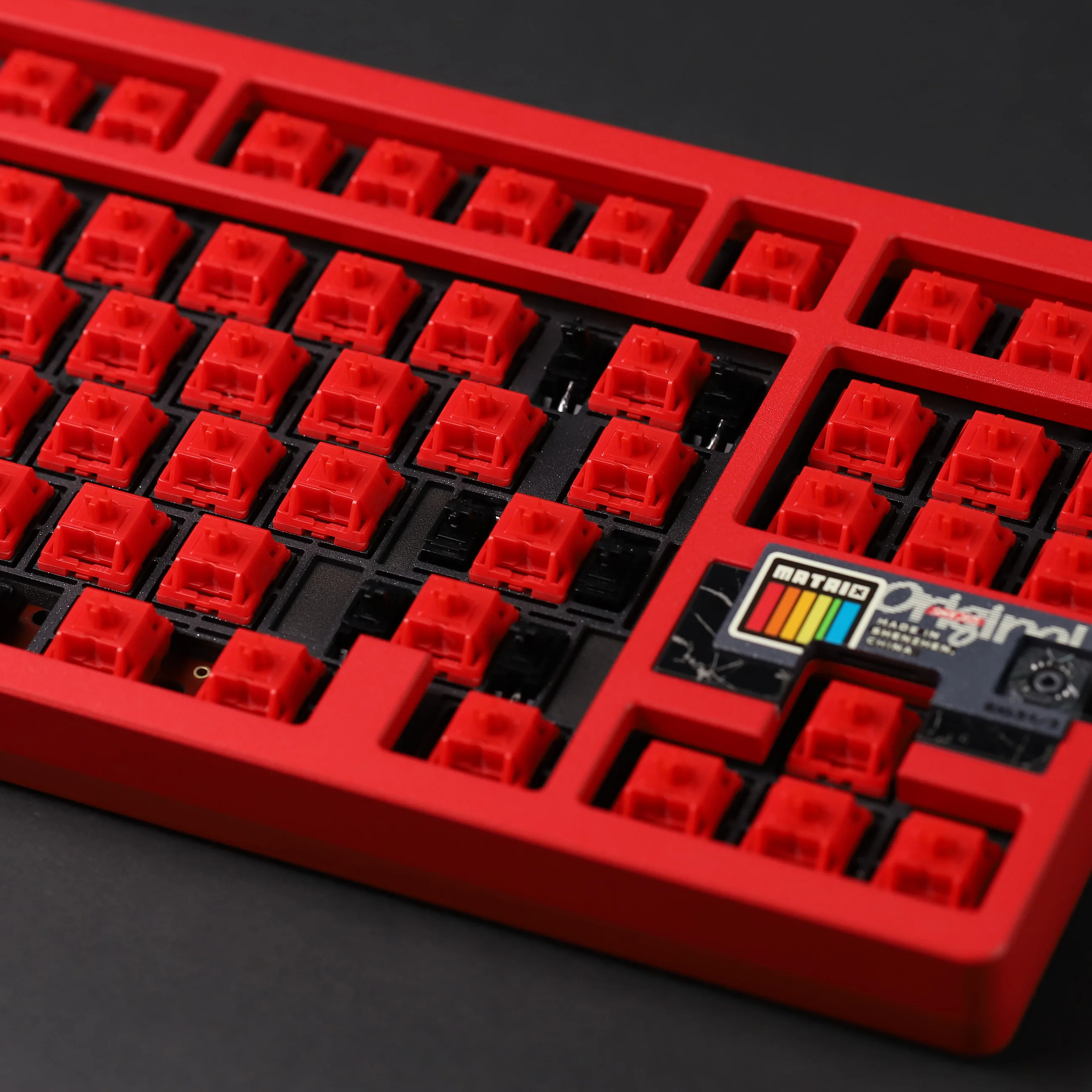 HMX TTLab TTRed Switches Mechanical Keyboard DIY Linear Switches Pre Lubed Red Switch 22mm Single Stage For Gh60