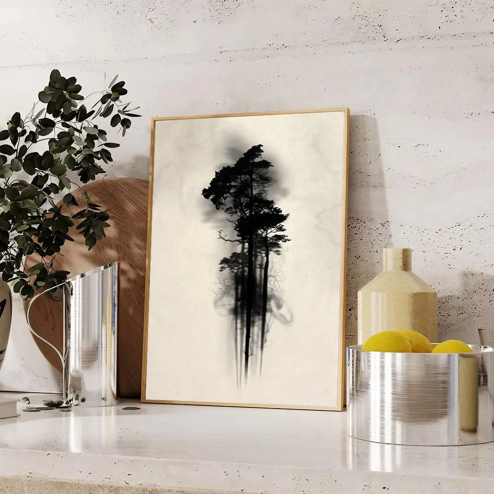 Toile d'art mural épique sans cadre, mythologie grecque, Poseidon, paysage marin, peinture, grande décoration de maison, cadeau, esthétique vintage