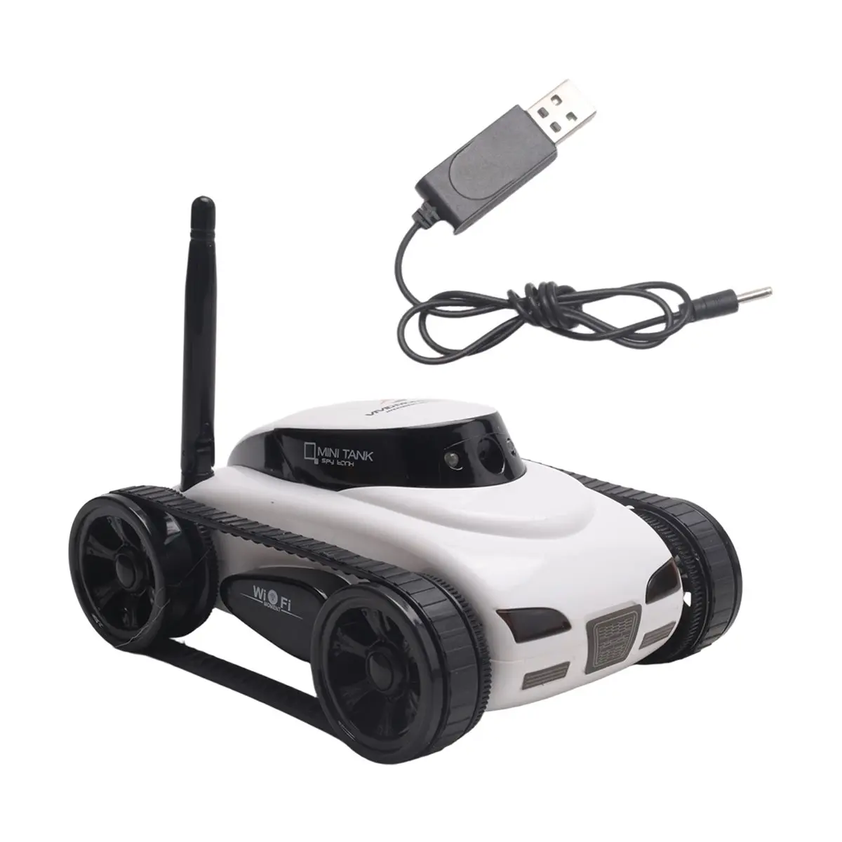 

Комплект FPV WIFI RC: Мини-камера с качественным видео в реальном времени, радиоуправляемый робот-танк, умная игрушка с беспроводным управлением через приложение для детей