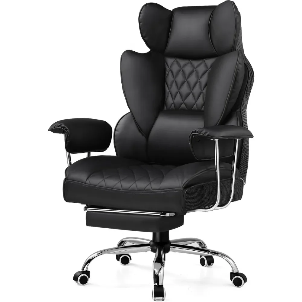 

Gaming Chair,Office Chairs w/ Pocket Spring Lumbar Support,Ergonomic Comfortable Wide Office Desk Computer Chair with Armrests