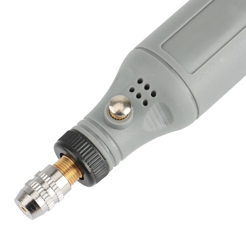 Nieuwe Eu-Stekker, 220V Mini Elektrisch Boorgereedschap Multifunctionele Slijpaccessoires Set Snelheidsgravure Pen-Gray1