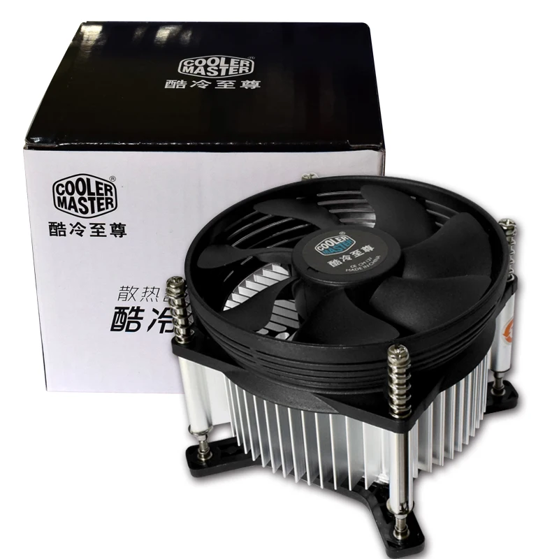 Cooler Master A93 CPU Cooler For Intel LGA775 LGA1200 CPU Radiator 93.5mm Quiet Cooling Fan