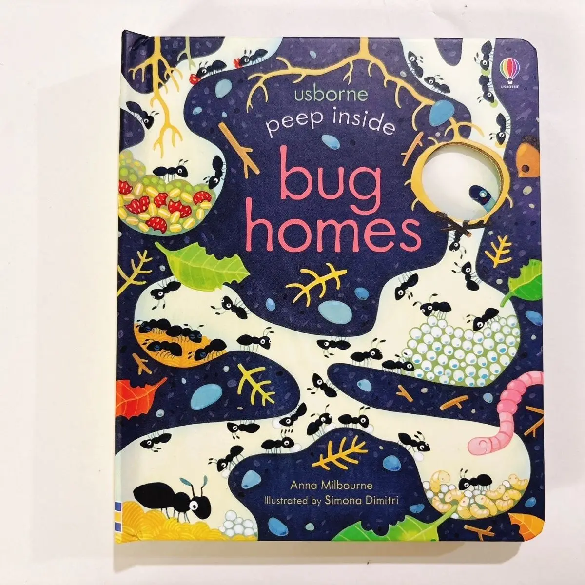 

Peep Inside Bug Homes Английские детские комиксы с картинками для раннего обучения родителей.