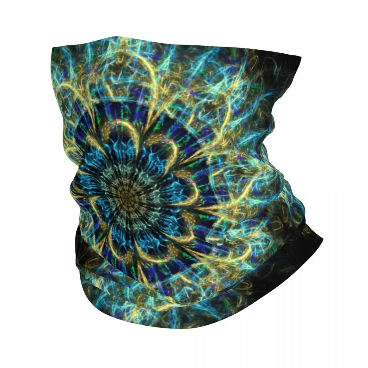 Mandala_pattern_fractal_148848_2560x1440 Thin Wrap Scarf Bandana Mandala Neck Gaiter Face Cover Headband