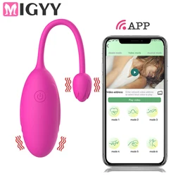 Wireless Bluetooth G Spot Dildo Vibrator for Women APP Remote Control Wear Vibrating Egg Clit Female Vibrating Panties Sex Toys