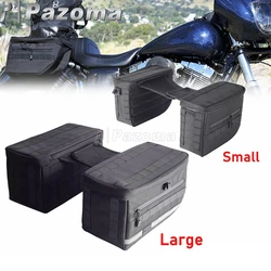 Club Style Saddlebag For Harley Sportster Dyna Softail Cafe Racer Moto Rear Side Luggage Storage Bag Motorcycle Saddle Tool Pack