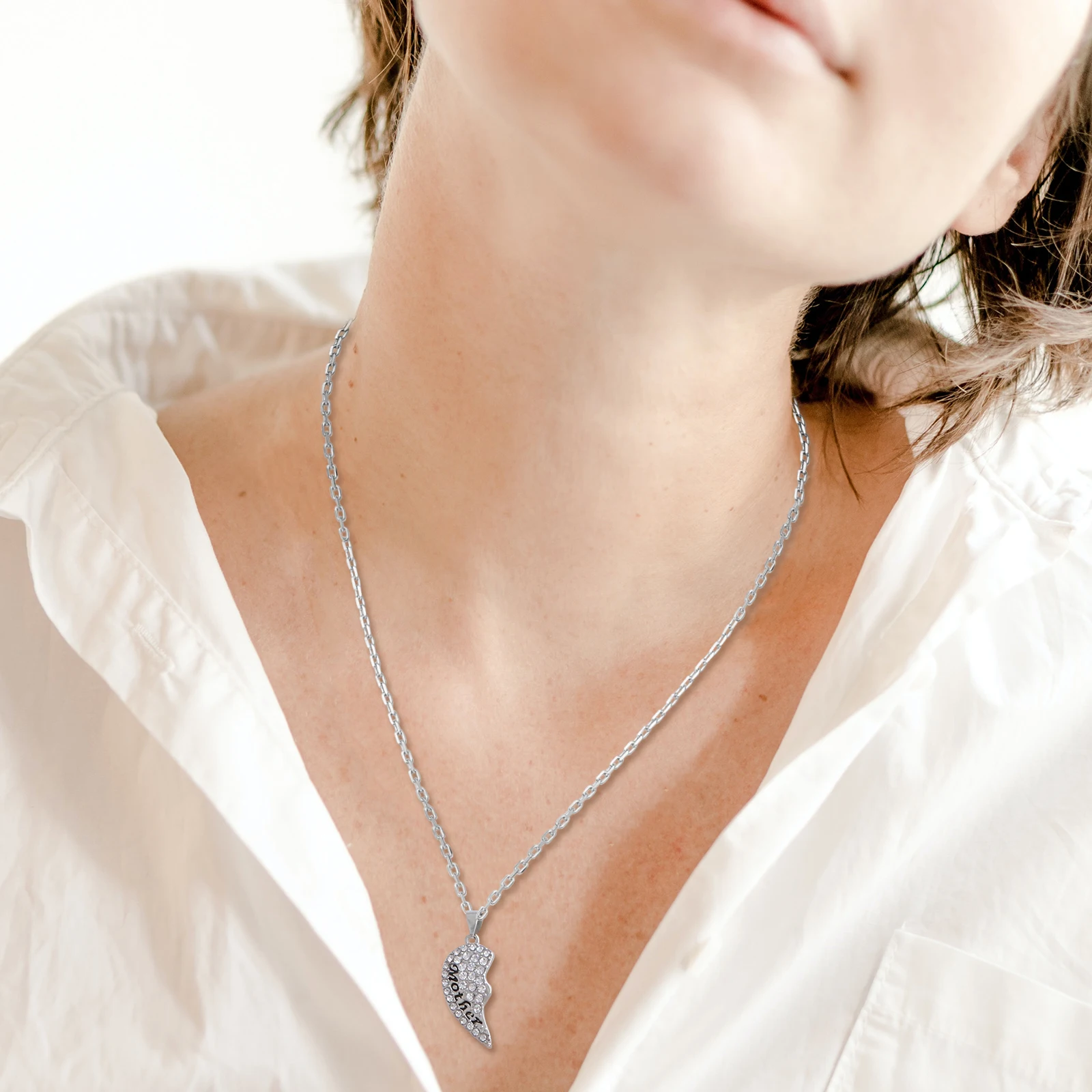 

Mom Necklace Heart Gift for from Daughter Mother's Day European and