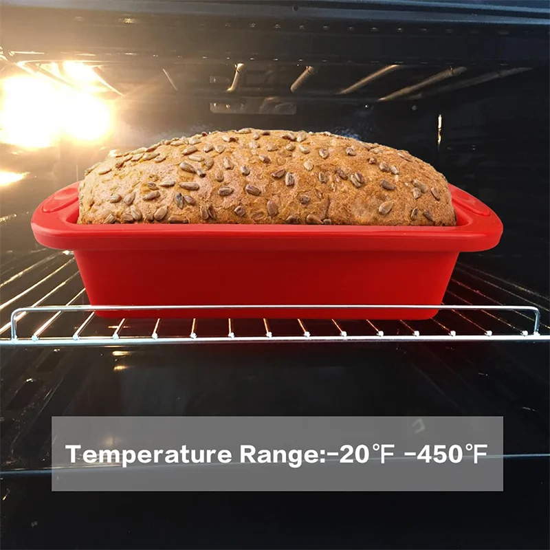 1/2pcs Rectangular Square Silicone Pans Bread Cake Deep Baking Dish Angel Food Cheesecake Mold Brownie Mould Loaf Baking Tools