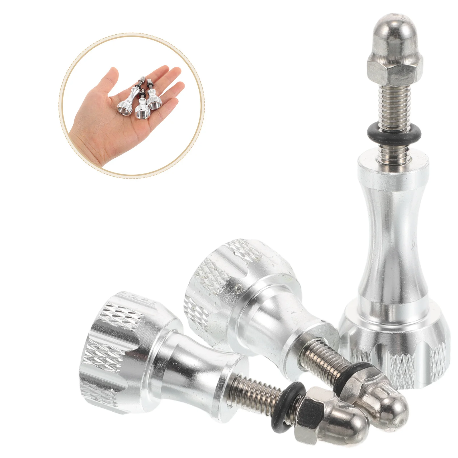 

3pcs Bicycle Camera Accessories Screw Set Alloy Action Camera Mounts Sturdy Metal Tripod Adapter Easy Install Bike Mount