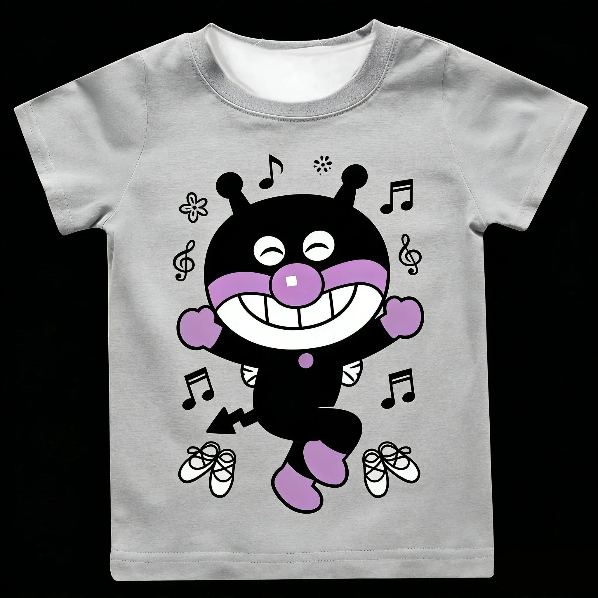 Kinder-Anpanman-Baikinman-Anime-T-Shirt, Herren-T-Shirt, Damen-T-Shirt, Oberteil für Jungen, Kinder, Eltern-Kind-Set, schnelltrocknend, kurzärmelig, Kinder-T-Shirt. – Detail 16