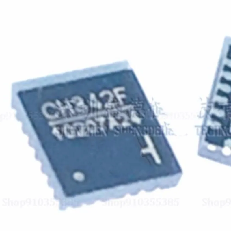 

10PCS New CH342F QFN24 USB bus transfer chip USB to 2 asynchronous serial ports