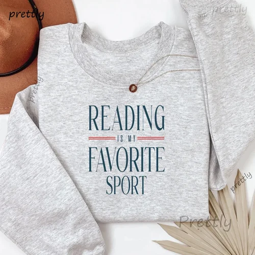 Imagen 2 del producto La lectura es mi sudadera deportiva favorita, Sudadera con capucha Vintage de lectura Booklover, lector de ratones de biblioteca, sudaderas de bibliotecario, ropa