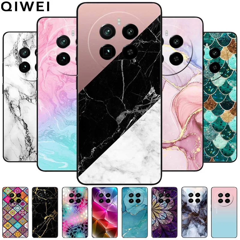 Phone Cover for Realme 12 4G Case Fashin Marble Soft Silicone TPU Coque On for Realme12 4G Protection Cases Realme 12 Funda 6.67