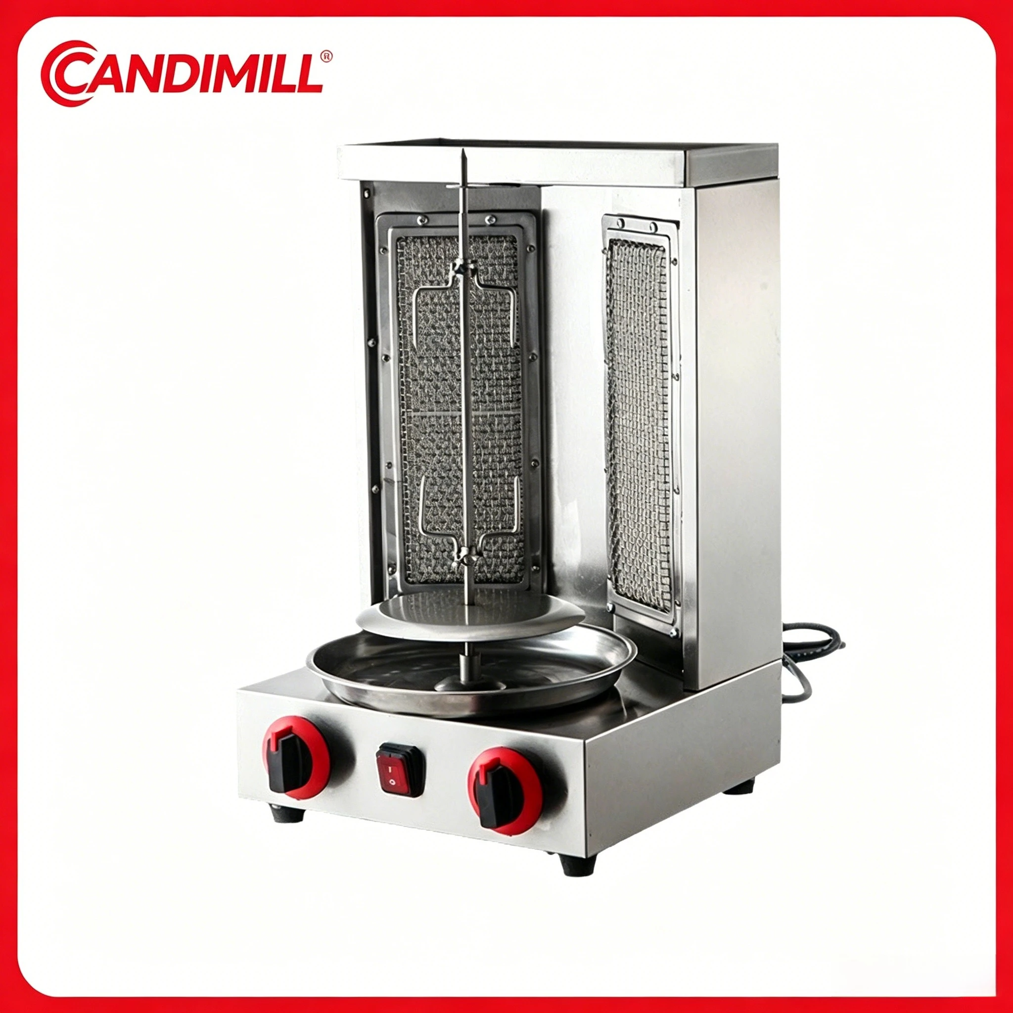 Hot Sale Commercial Gas Rotating Doner Kebab Machine Turkish Brazilian Shawarma BBQ Grill